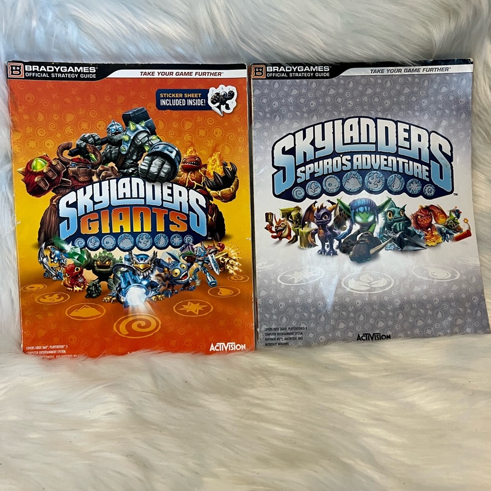 Skylanders brady games official strategy guide x 2